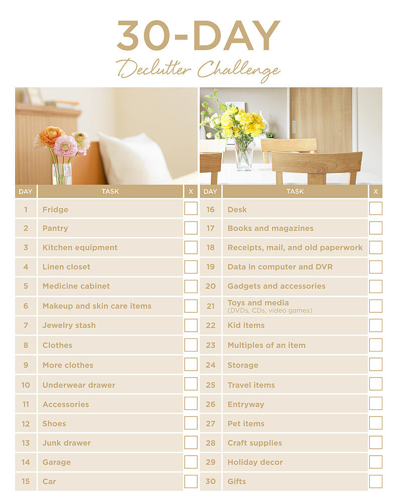 Will you take the Declutter Challenge?