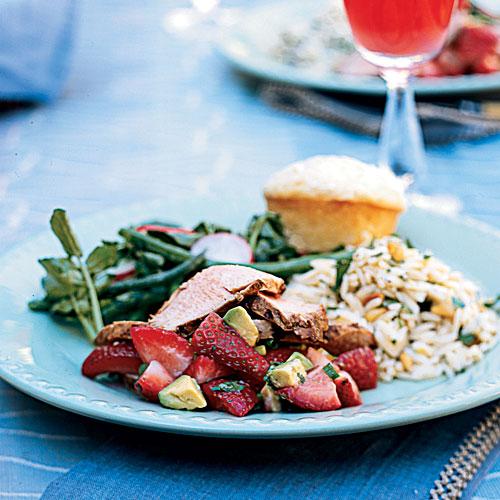 Use local, in season, ingredients for a fresh meal.