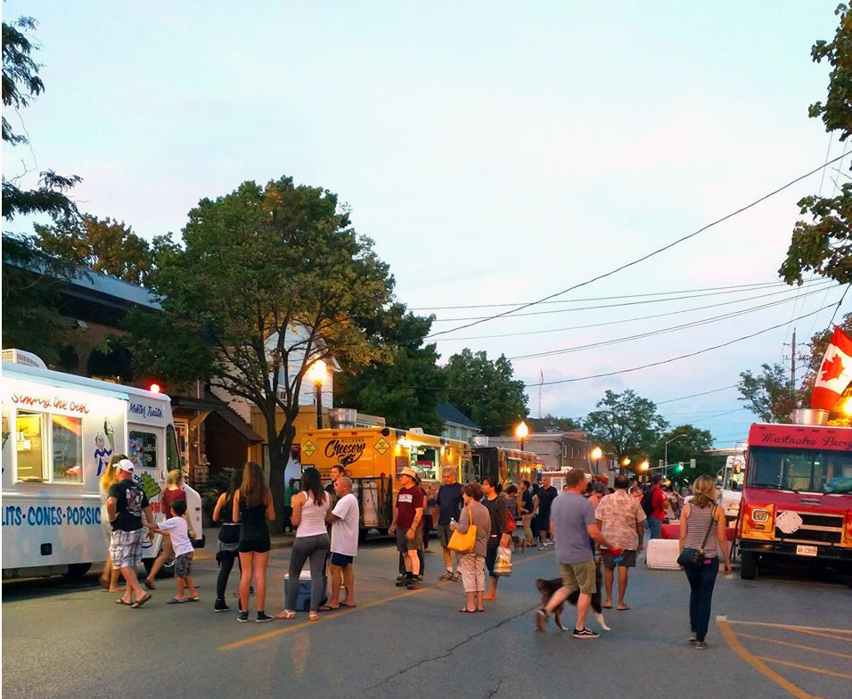 Stouffville's Food Truck Frenzy is always a popular event.